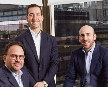 Left to right: Adam Glick, Jason Bordenick and Brian Steiner.