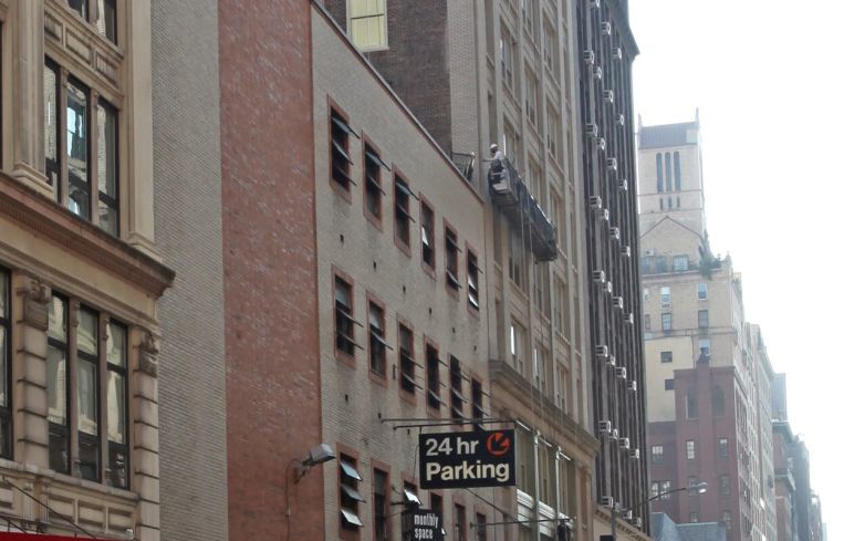 The parking structure at 41-47 East 21st Street.