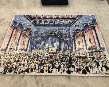Courtesy of Todd Kahn, Tapestry, Inc. - “My Family and I loved working on the puzzle over the holidays. The food here wasn’t as good as Cipriani and I won’t admit to how long it took us to complete, but it did remind us of our friends and colleagues that we miss seeing in person. I am looking forward to next year and the extra hours I will regain!”