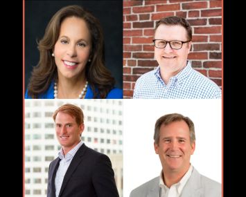 Clockwise from top left: Leslie Himmel, Greg Karczewski, Brooks Slocum, and Jamison Peschel.