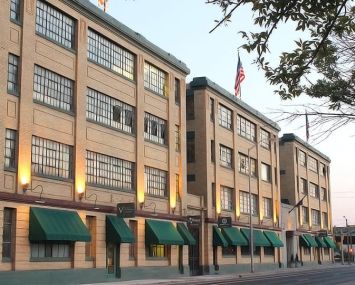 Exterior of the Stutz Business & Art Center.