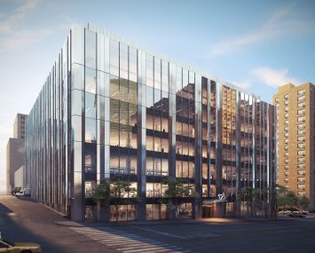 A rendering of 125 West End Avenue's exterior.
