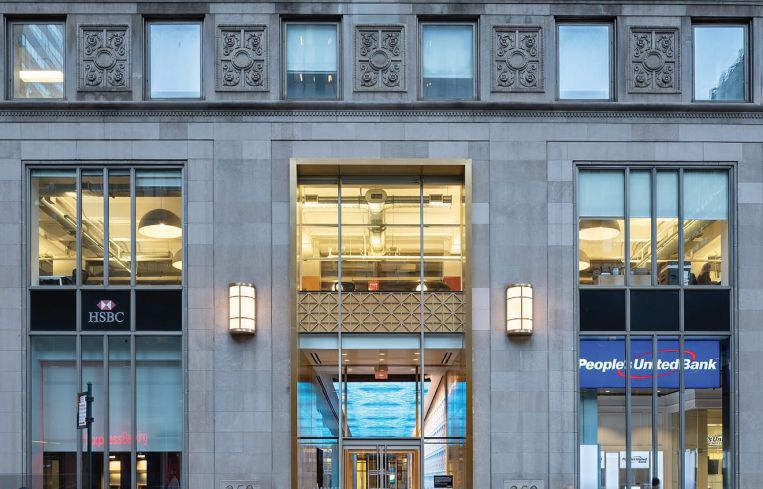 As part of the renovation, FXCollaborative also put in new entrances on Park and Vanderbilt Avenues.
