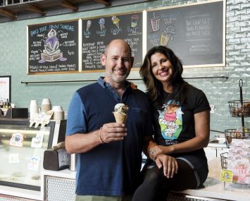 Brian Smith and Jackie Cuscuna