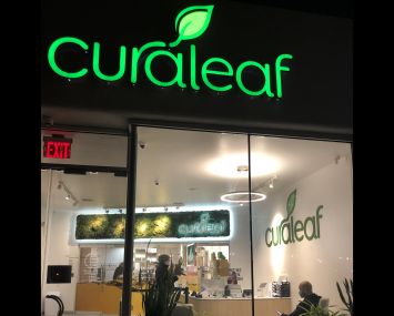 Curaleaf store frontage at one of its outposts in Queens, New York.