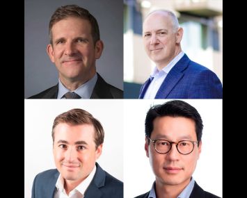 Ted Hallinan, vice president of Property Group Partners, Richard Lake, principal of Roadside Development, Scott Meyer, chief investment officer at PTM Partners and Thomas Wong, partner at Ennead Architects.