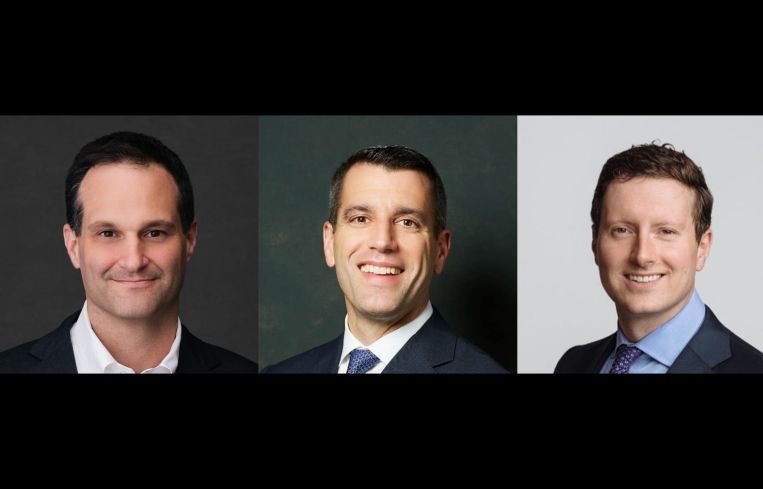 Austen Holderness, chief development officer at Carr Properties, Paul Teti, executive vice president of real estate operations for Columbia Property Trust and Mark Witschorik, a senior vice president of asset management at Jamestown.