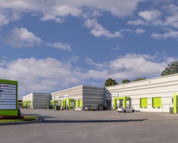 Fairgrounds Business Center after renovation.