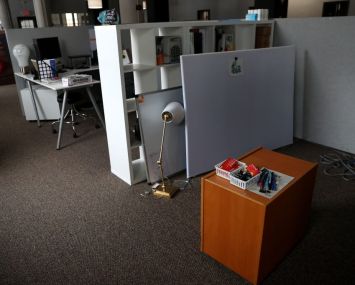Empty cubicles