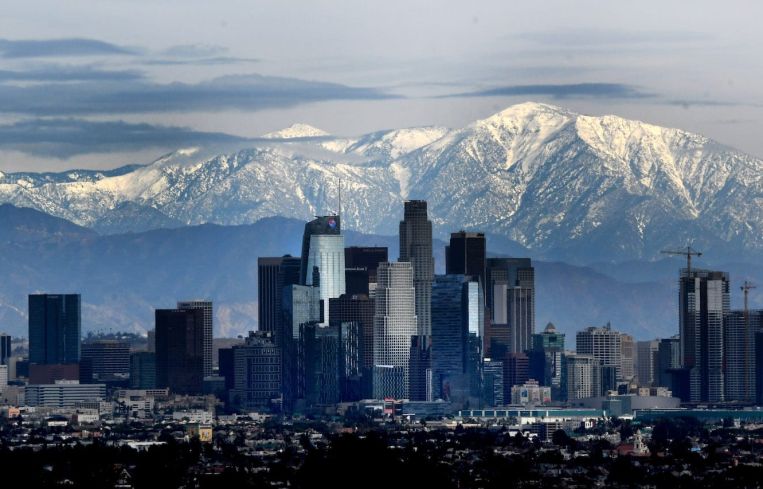 Downtown Los Angeles. Global investors are building up their reserves of dry powder in preparation for an economic recovery.
