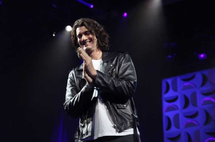 SAN FRANCISCO, CA - MAY 10: Adam Neumann Founder of WeWork speaks on stage at the WeWork San Francisco Creator Awards at Palace of Fine Arts on May 10, 2018 in San Francisco, California. (Photo by Kelly Sullivan/Getty Images for the WeWork Creator Awards)