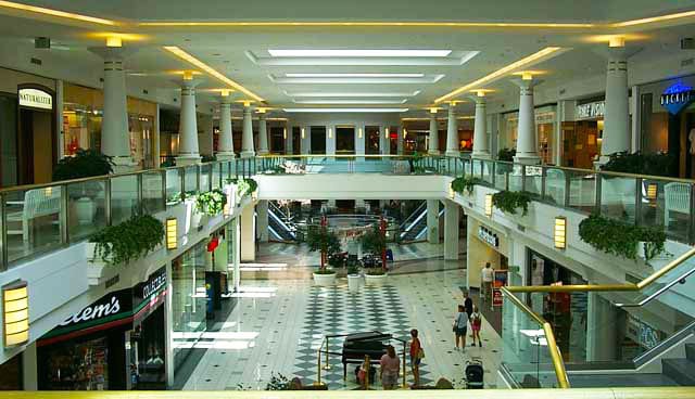 This was inside a shopping mall designed to look and feel like the