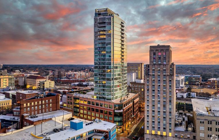 One City Center in downtown Durham.