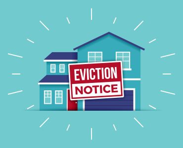 Eviction notice. 