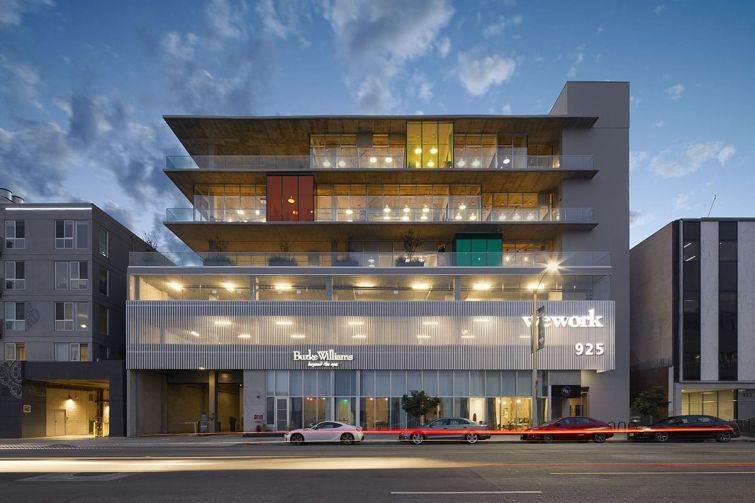 WeWork exited 925 North La Brea Avenue in Los Angeles, just south of Santa Monica Boulevard. Its lease was set to expire in June 2029.