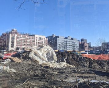 174 Harrison Avenue site, January 2021.