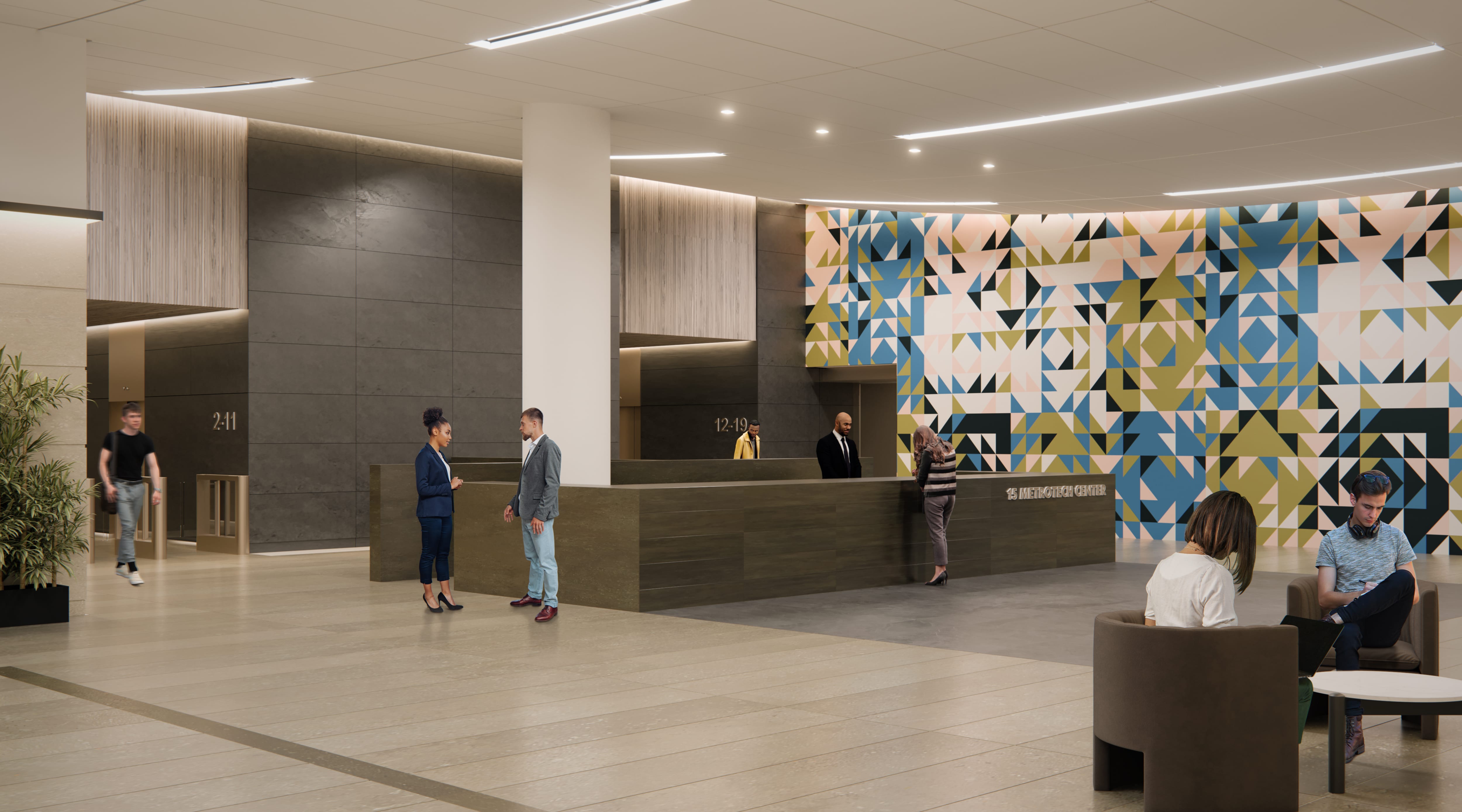 15 MetroTech Center Gets Revamped Lobby and New Terrace – Commercial ...