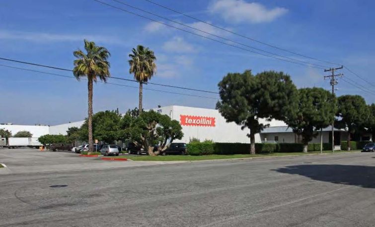 The Texollini property is on six acres at 2575 El Presidio Street in the city of Carson, Calif.