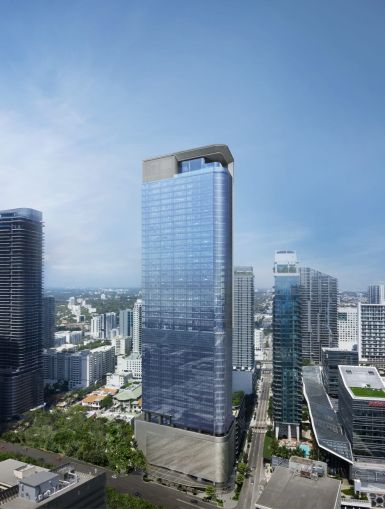 A new class A office building at 830 Brickell is slated for completion in 2022.
