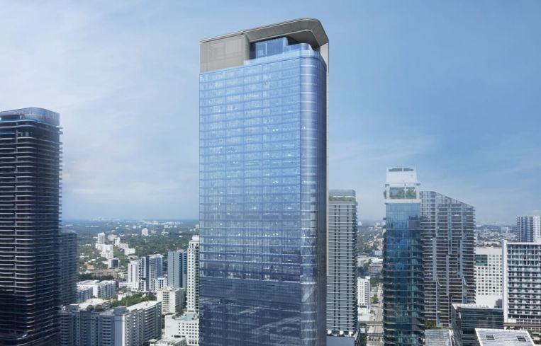 A new class A office building at 830 Brickell is slated for completion in 2022.