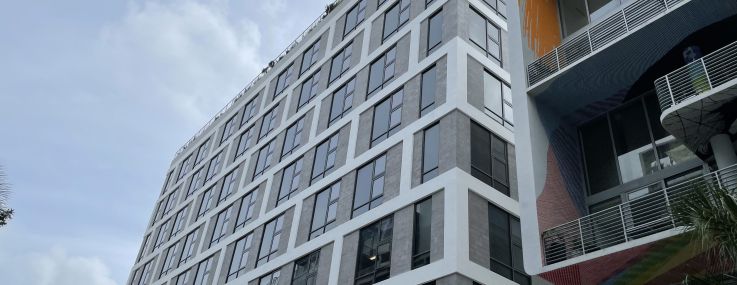 Tricera Capital and LNDMRK Development's office property, located at 222 NW 24th street.
