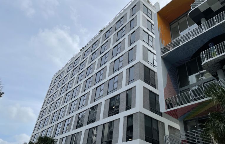 Tricera Capital and LNDMRK Development's office property, located at 222 NW 24th street.