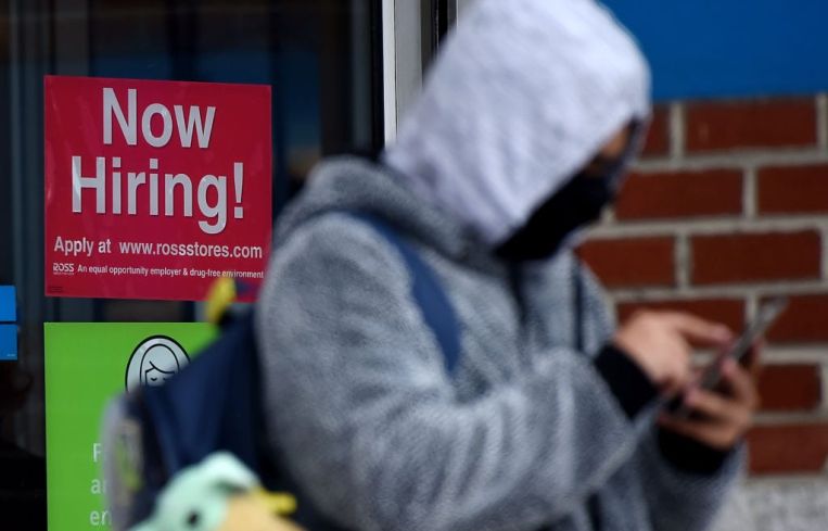 Hiring sign
