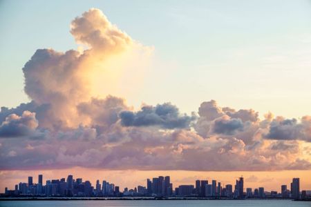 Downtown Miami's skyline.