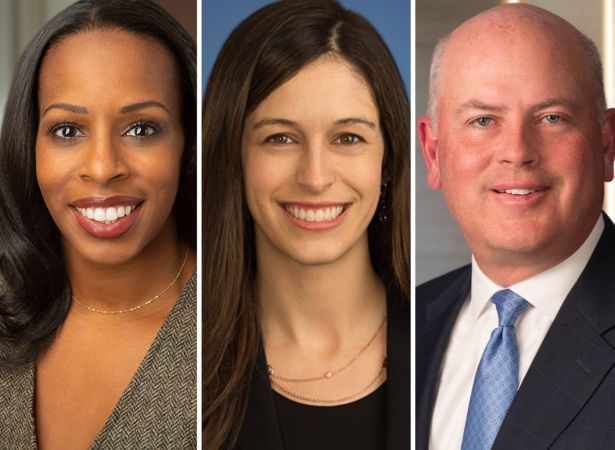 Margaret Anadu, Ted Borter and Miriam Wheeler