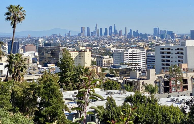 Los Angeles from Hollywood Hills.