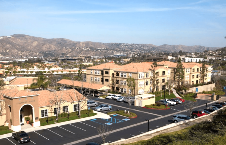 Located at 145-235 South Festival Drive, the senior apartment community is adjacent to Anaheim Hills Festival Center.