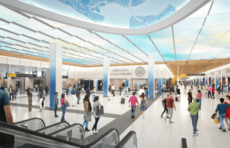 The state and the MTA are renovating the LIRR concourse that runs between 7th and Eighth Avenues. 