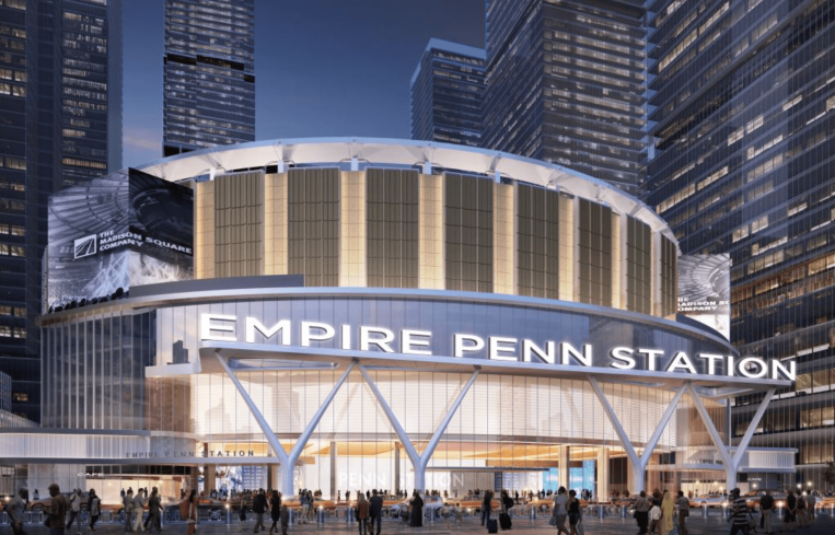 Buying part of Madison Square Garden could enable a new entrance.