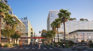 Concept rendering of Television City redevelopment in L.A.'s Fairfax District.