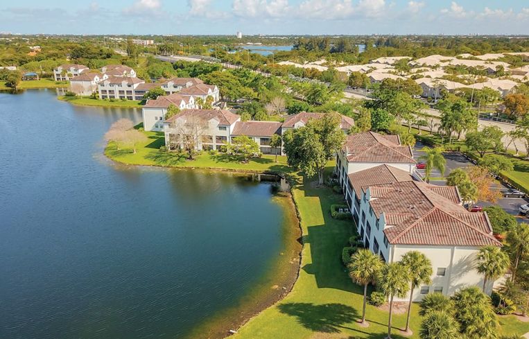 The 192-unit Waterview at Coconut Creek Apartments is located at 3621 Hillsboro Boulevard.