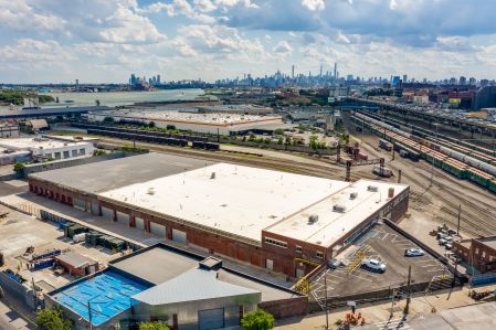 An aerial view of 1080 Leggett Avenue.