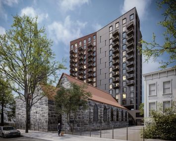 A rendering of 230 Classon Avenue.