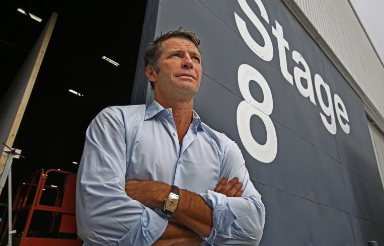 Mikel Elliott, CEO of Quixote Studios in Los Angeles in August 2014.