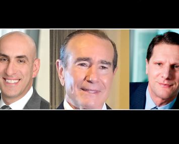 Pictured from left: Mark Fogel, Larry Levy and Michael Maturo