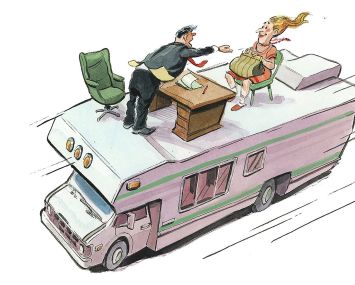 People doing a deal on an RV