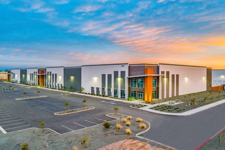 The front of one of the four buildings that make up Lotus Project Phase I, which will now be called Southeast Phoenix Distribution Center.
