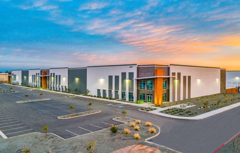 The front of one of the four buildings that make up Lotus Project Phase I, which will now be called Southeast Phoenix Distribution Center.