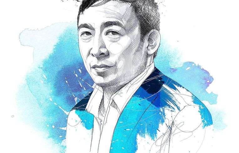 An illustration of a man kind of fading away.