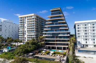 Florida, Miami, Arte Surfside luxury condominiums.