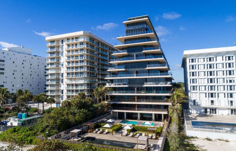 Florida, Miami, Arte Surfside luxury condominiums.