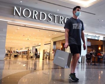 Shopper at Nordstrom