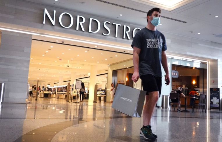Shopper at Nordstrom