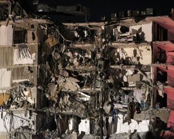 A portion of the 12-story condo tower crumbled to the ground during a partial collapse of the building in Surfside, Florida.