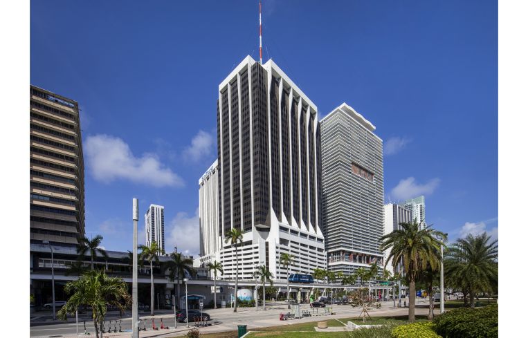 One Biscayne Tower, located at 2 South Biscayne Boulevard.