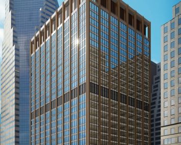 A rendering of 111 Wall Street.